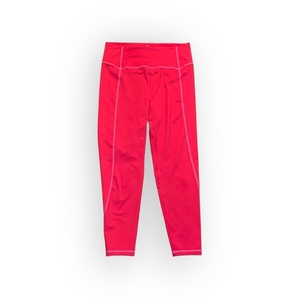 J.Crew Active Hot Pink High Rise 7/8 Leggings Size L SALE 💰 - Picture 5 of 8